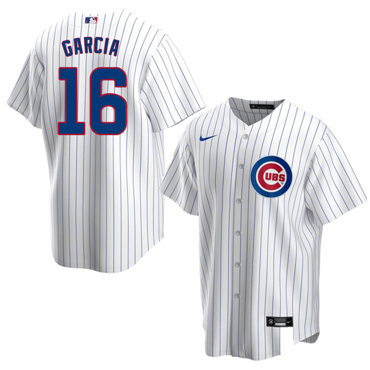 Nike Men #16 Robel Garcia Chicago Cubs Baseball Jerseys Sale-White